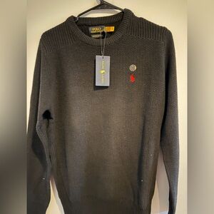 Ralph Lauren Dark Gray Crewneck Sweater for Men